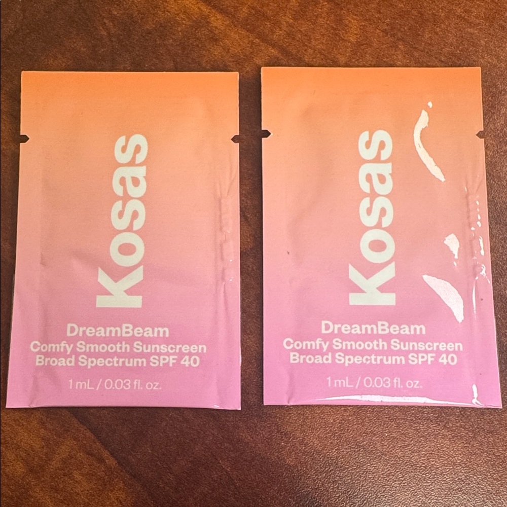 2 Kosas DreamBeam Comfy Smooth Sunscreen SPF 40